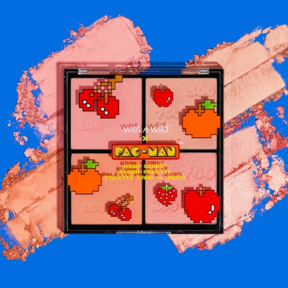 new Wet n Wild Pac Man High Score Blush Palette Quad